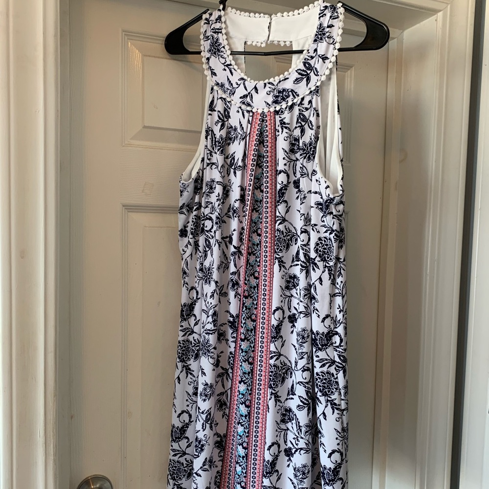 Three pink hearts dress